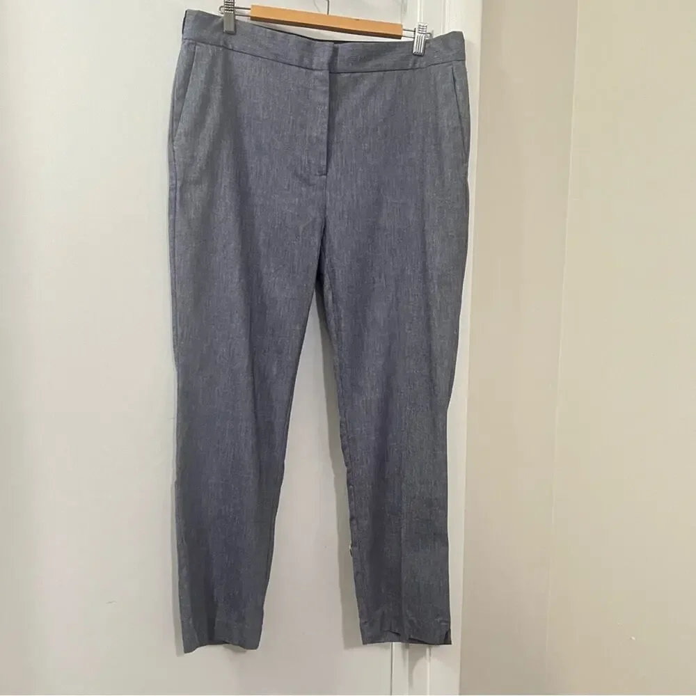 Zara Blue JOGGER WAIST TROUSERS Size Extra Extra Large XXL